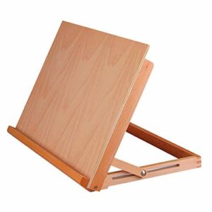 Regulowany drewniany blat sztaluga dla ucznia artysty - składana tablica do rysowania sztaluga