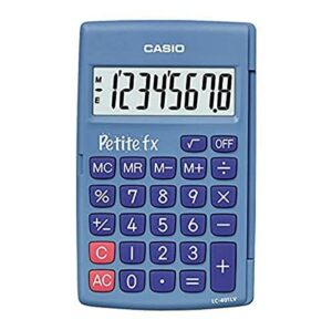 Casio LC-401LV-BU-BOITE Kalkulator Szkoły Podstawowej Niebieski