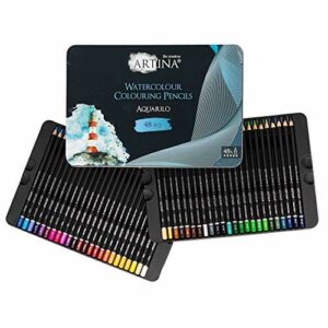 Artina Aquarilo - Zestaw 48 akwarelowych kredki dla dorosłych z certyfikatem FSC