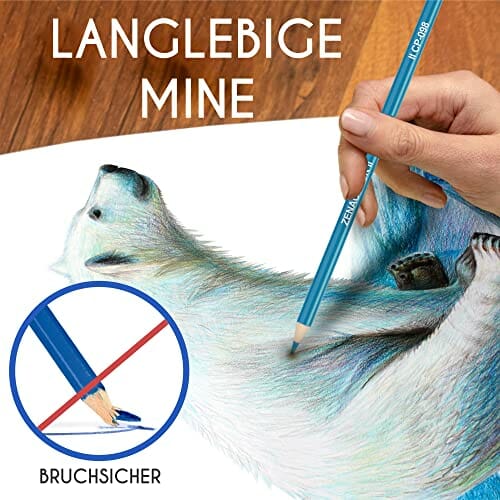 Zenacolor 160 kredek (numerowanych) - łatwe przechowywanie - profesjon - obrazek 4