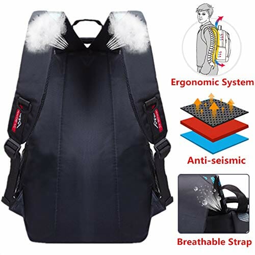 "Dziecięcy plecak szkolny dla chłopców - Wybierz plecak młodzieżowy na czas wolny i outdoor" - obrazek 4