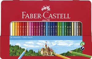 Faber-Castell 115846 Zestaw Kredek, Wielokolorowy, 36 sztuk