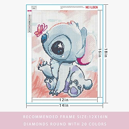 TINY FUN Malarstwo diamentowe 5D: Zestaw do malowania diamentami dla dorosłych - obrazek 8