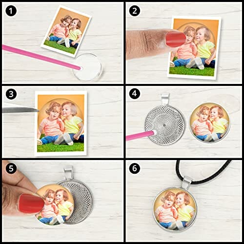 Kurtzy Zestaw zawieszek z kaboszonami do samodzielnego wykonania biżut - obrazek 5