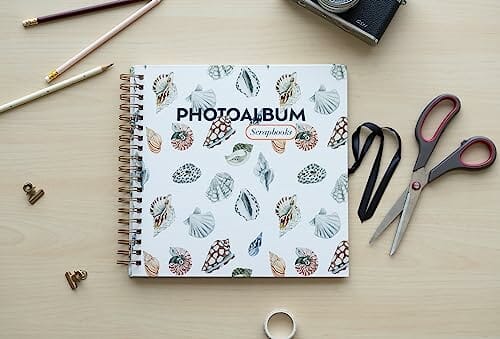 Album fotograficzny do scrapbookingu podwodnego – z 40 stronami | Virgin Album fotograficzny 10×15 cm z twardą okładką - obrazek 5