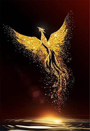 Nicole Knupfer - Zestaw do malowania diamentowego 5D, złoty feniks "zrób to sam" - Malarstwo diamentowe, haft krzyżykowy - Dekoracja ściany domu (60 x 120 cm) - obrazek 7