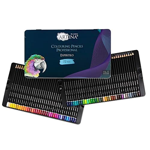 Artina Expertilo XL - zestaw 72 profesjonalnych kredek dla artystów do rysowania i malowania
