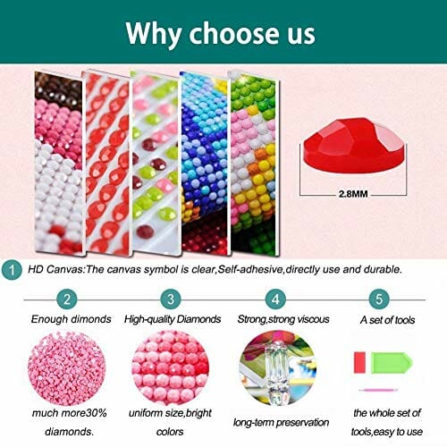 YSCOLOR Leader 2019 - Haft pełny diament religijne ikony - Zestawy do haftu krzyżykowego - DIY 5D diamentowy obraz - Dekoracja domu 30x40 cm - obrazek 4