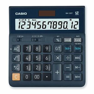 Casio Kalkulator stołowy DH-12ET 12-cyfrowy obliczanie podatku całkowi