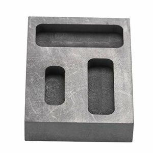 Grafitowy tygiel do sztabki - narzędzia do utrzymania stopionego złota i srebra, odlewania i testowania - 47 g