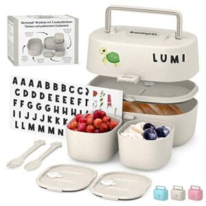 Pudełko śniadaniowe dla dzieci z przegródkami - 100% wolne od BPA | bumpli