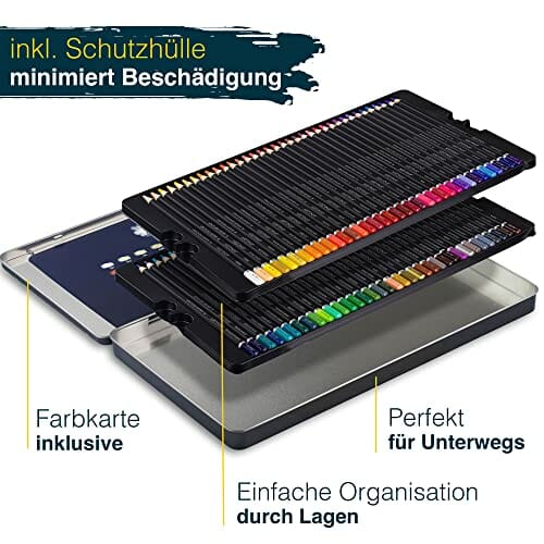 Artina Expertilo XL - zestaw 72 profesjonalnych kredek dla artystów do rysowania i malowania - obrazek 7