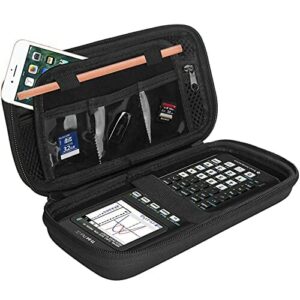 ProCase Twarde etui EVA do Texas Instruments Ti-84 Plus – trwała torba podróżna dla kalkulatorów graficznych Ti-84, Ti-83, Ti-85, Ti-89, Ti-82 Plus/C CE i więcej – czarne