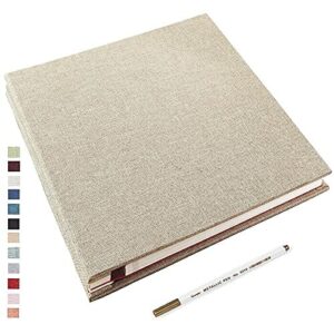 Samoprzylepny album fotograficzny 10x15 Wklej i dostosuj duży lniany a