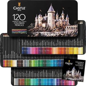 Castle Art Supplies 120 Zestaw ołówków do kolorowania | Wysokiej jakoś