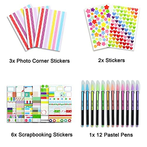 Vienrose Album fotograficzny 30 x 30 cm Album spiralny do samodzielneg - obrazek 6