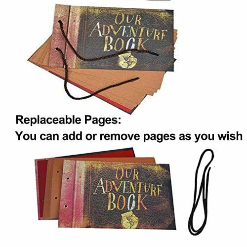 Awtlife Our Adventure Book Scrapbook - Akcesoria ślubne DIY: Rodzinny album do scrapbookingu z zestawem akcesoriów Pixar - obrazek 5