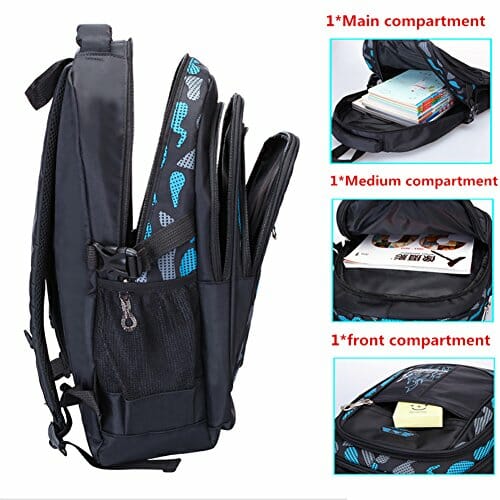 "Dziecięcy plecak szkolny dla chłopców - Wybierz plecak młodzieżowy na czas wolny i outdoor" - obrazek 5