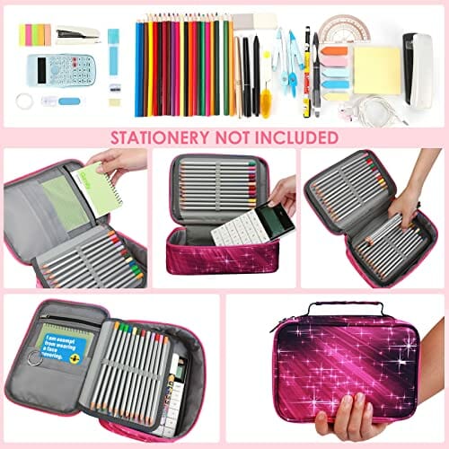 Zestaw 72 otworów, Ołówek szkolny, piórnik szkolny, torba na ołówek, k - obrazek 5