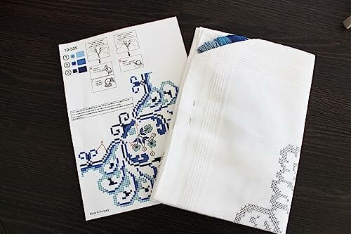 KAMACA Zestaw do Haftowania Ściegiem Krzyżykowym, Wstępnie Narysowany, - obrazek 4