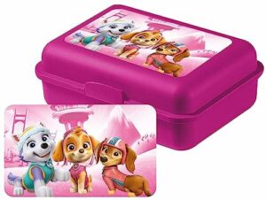 United Labels Paw Patrol pudełko śniadaniowe – Psi Girl – pudełko na lunch z przegrodą różowe