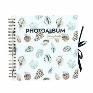 Album fotograficzny do scrapbookingu podwodnego – z 40 stronami | Virgin Album fotograficzny 10×15 cm z twardą okładką
