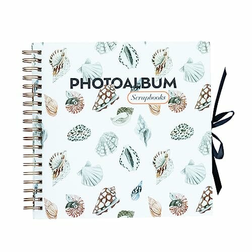 Album fotograficzny do scrapbookingu podwodnego – z 40 stronami | Virgin Album fotograficzny 10×15 cm z twardą okładką