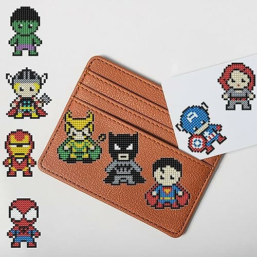 9 szt. superbohater diamentowy obraz XINBOHUI - dzieci malarstwo diamentowe 12 szt. bohater DIY postacie z kreskówek Encanto diamentowe malowanie naklejki wzory diamentowe zestawy do malowania dla - Kup teraz i stwórz własne dzieło sztuki diamentowej! - obrazek 3