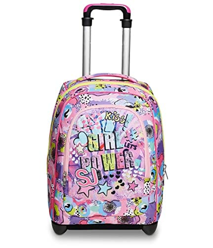 Sj Gang Big Trolley Fantabulous, Rosa - 2 w 1 z Crossover System, idealny do szkoły - obrazek 7