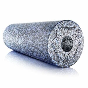 BODYMATE – wałek powięziowy, wałek treningowy do masażu indywidualnego i całego ciała, dla aktywnych sportowców, e-book w zestawie