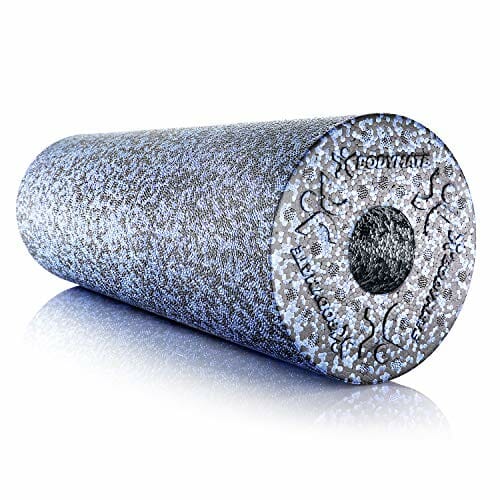 BODYMATE – wałek powięziowy, wałek treningowy do masażu indywidualnego i całego ciała, dla aktywnych sportowców, e-book w zestawie