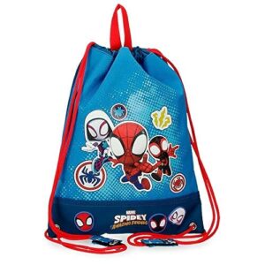 Torba na przekąski Marvel Go Webs - Niebieski 27x34x10 cms Poliester