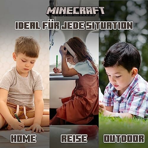 Minecraft Zestaw kredek do kolorowania dla dzieci, 72 kredki, zestaw d - obrazek 4