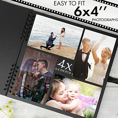 Album kolekcjonerski 28 x 28 cm, z 80 białymi stronami, album do scrap - obrazek 5