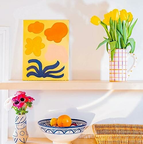 Zestaw do malowania na płótnie abstrakcyjnym (pastelowy) - Twórz wyjątkowe dzieła sztuki! - obrazek 4