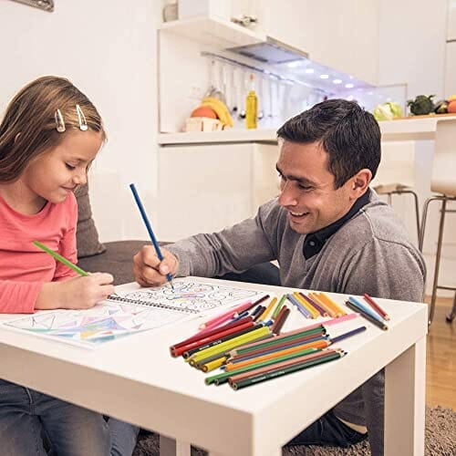 Nakeey - Profesjonalny zestaw 72 kredek do rysowania dla dorosłych, uczniów i dzieci - obrazek 4