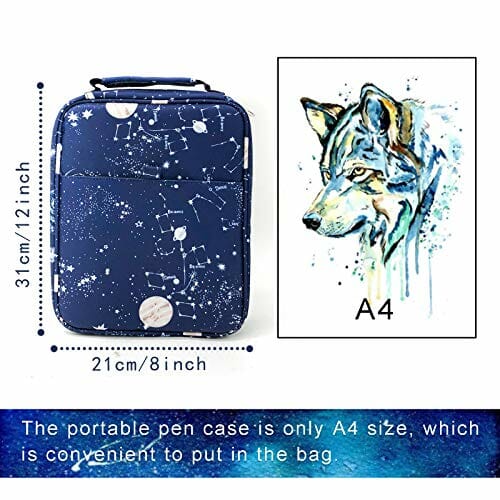 Zestaw 120 profesjonalnych kredek akwarelowych w etui na zamek błyskawiczny - obrazek 5