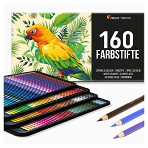 Zenacolor 160 kredek (numerowanych) - łatwe przechowywanie - profesjon