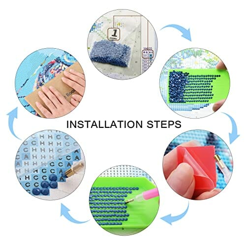 DIY 5D Diamentowy Obraz dla Kota - Zestawy Haftu Krzyżykowego z Pełnymi Diamentami - obrazek 2