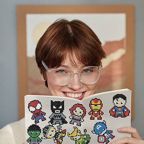 9 szt. superbohater diamentowy obraz XINBOHUI - dzieci malarstwo diamentowe 12 szt. bohater DIY postacie z kreskówek Encanto diamentowe malowanie naklejki wzory diamentowe zestawy do malowania dla - Kup teraz i stwórz własne dzieło sztuki diamentowej! - obrazek 6