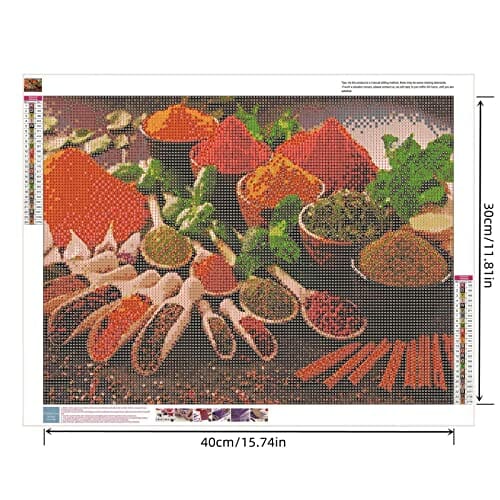 YSCOLOR Diamond Painting Rzemiosło Kuchnia Przyprawa DIY Diament Malar - obrazek 7