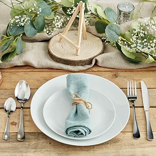 20 mini drewnianych sztalug - uchwyt na karty stołowe, uchwyt na zdjęcia (16 cm) - idealne na wesela, urodziny, chrzciny, Boże Narodzenie i imprezy - do majsterkowania, zdjęć, dekoracji stołu - obrazek 5