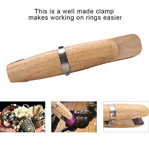 Uchwyt zaciskowy do drewna - łatwy do odklejania, metalowy, narzędzie do produkcji biżuterii - obrazek 7