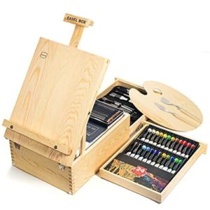 MIAOKE drewniany mostek stołowy, 55 sztuk, regulowany sztaluga do wali