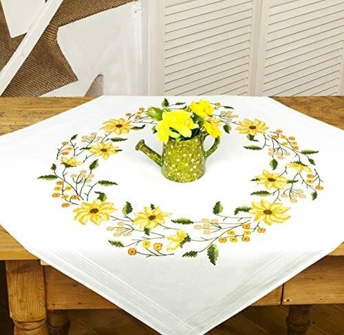 KAMACA Zestaw Haftowania Sonnenschein Ścieg Krzyżykowy Wstępnie Naryso