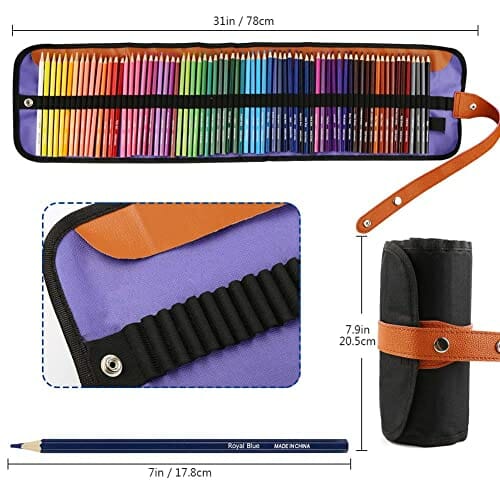 Nakeey - Profesjonalny zestaw 72 kredek do rysowania dla dorosłych, uczniów i dzieci - obrazek 5