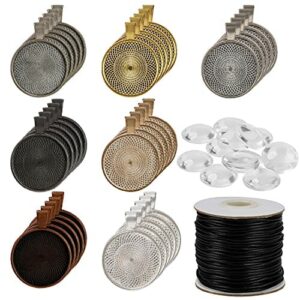 Kurtzy Zestaw zawieszek z kaboszonami do samodzielnego wykonania biżut