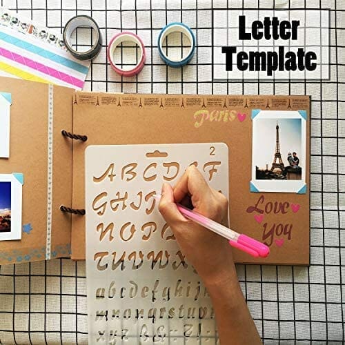 Album fotograficzny Scrapbook DIY Handmade Album Guestbook na Walentynki Ślub Urodziny Rocznica - Vienrose Nasza Księga Przygód z Bonus Gift Box - obrazek 3