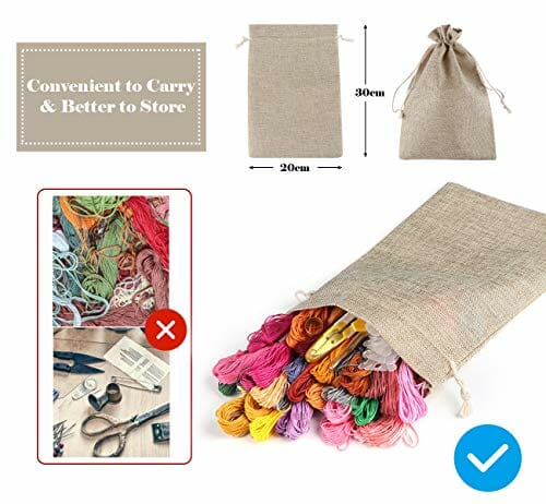 Zestaw do haftowania, 100 kolorów, ścieg krzyżykowy, zestaw startowy, - obrazek 6