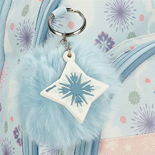 Disney Frozen Plecak Dzieci Niebieski 19x23x8 cms Poliester 3.5L - Mochila Guardería, Plecak przedszkola - obrazek 2